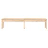 vidaXL 2-Seater Garden Bench 203.5x44x45 cm Solid Wood Pine