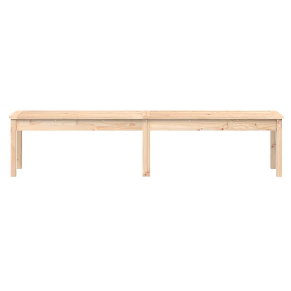 vidaXL 2-Seater Garden Bench 203.5x44x45 cm Solid Wood Pine