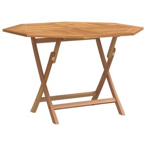vidaXL Folding Garden Table 110x110x75 cm Solid Wood Teak