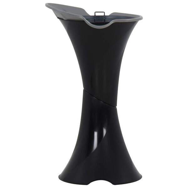 vidaXL Ashtray Stand Black 36x39x71 cm