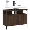 vidaXL Bathroom Sink Cabinet Brown Oak 80x30x60 cm Engineered Wood