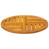 vidaXL Table Top &Oslash;50x2 cm Round Solid Wood Acacia