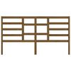 vidaXL Bed Headboard Honey Brown 206x4x104 cm Solid Wood Pine