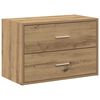 vidaXL Cabinet with 2 Drawers Artisan Oak 60x31x40 cm Engineered Wood