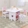 KidKraft Heart Table with 2 Chairs Set