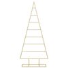 vidaXL Metal Christmas Tree for Decoration Black 125 cm