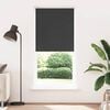 vidaXL Roller blind blackout 84.4x230 cm Fabric Width 80 cm black