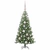 vidaXL Christmas Tree with 150 LEDs with Stand Green 120 cm PVC