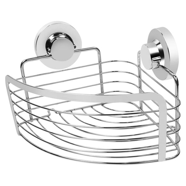 CORNAT Bathroom Hook Shelf 3in1 single Chrome