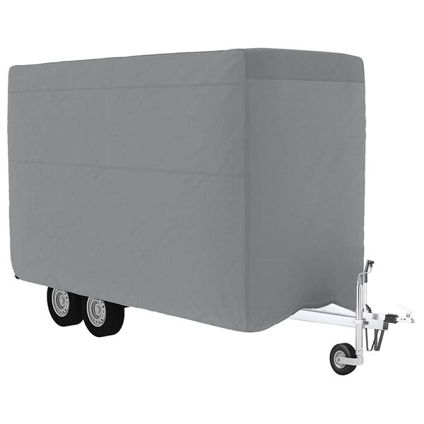 vidaXL Horse Trailer Cover Grey 396x178x250 cm Non-woven Fabric