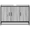 vidaXL Bathroom Sink Cabinet Grey Sonoma 90x33x60 cm Engineered Wood