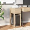vidaXL Computer Tower Stand with Drawer Sonoma Oak 30x44x74 cm