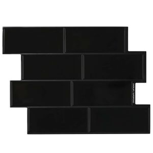 vidaXL Decorative Stickers 20 pcs Black 29 x 21 cm