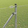 vidaXL Fence Post Silver 50 x 1.2 m (25 x 25 mm mesh) Steel