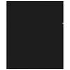 vidaXL Bathroom Furniture Set Black Engineered Wood