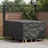 vidaXL Furniture Cover Plain Black 143 x 225 x 90 cm 420D