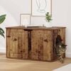 vidaXL Cat House Old Wood 85 x 55 x 50.5 cm Engineered Wood