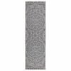 vidaXL Outdoor Flatweave Rug 80x250 cm Blue Pattern