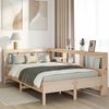 vidaXL Bookcase Bed without Mattress 120x190 cm Solid Wood Pine