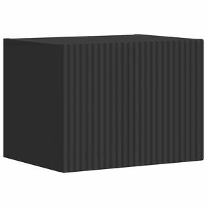 vidaXL TV Wall Cabinet Black 39 x 31 x 29.5 cm Engineered Wood