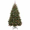 vidaXL Artificial Christmas Tree Green 180 cm PVC and Metal