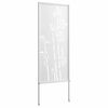 vidaXL Garden Privacy Screen White 50 x 140 cm Cold-rolled steel