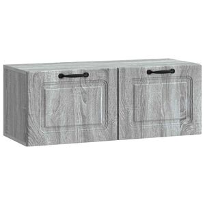 vidaXL Wall-Mounted TV Cabinet 78.5 x 31 x 30 cm Grey Sonoma