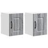 vidaXL Dishwasher Panel Kalmar 2 pcs Grey Sonoma 30 x 31 x 40 cm