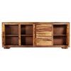 vidaXL Sideboard 200x40x80 cm Solid Acacia Wood
