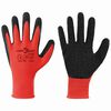 vidaXL Work Gloves 24 pcs Red and Black 7 / S Latex Coating