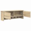vidaXL Wall-Mounted Coat Rack with Shelf Sonoma Oak 80 x 20 x 30 cm