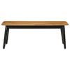 vidaXL Coffee Table 110x50x40 cm Solid Wood Mango and Iron