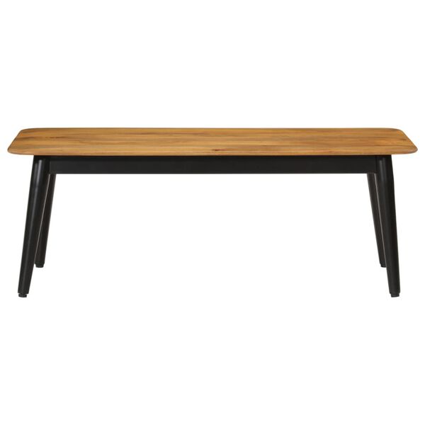 vidaXL Coffee Table 110x50x40 cm Solid Wood Mango and Iron