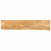 vidaXL Table Top Live Edge 160x40x2,5 cm Solid Wood Mango