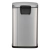 EKO Pedal Bin Della 50 L Matte Silver