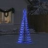 vidaXL LED Christmas Tree 200 LEDs Blue 180 cm