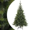vidaXL Artificial Hinged Christmas Tree 120 cm PVC and Metal Green
