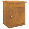 vidaXL Parcel Drop Box Rusty 47.5 x 38 x 59 cm Weathering Steel