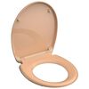 SCH&Uuml;TTE Duroplast Toilet Seat with Soft-Close Quick Release BEIGE