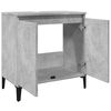 vidaXL Sink Cabinet Concrete Grey 58x33x60 cm Engineered Wood