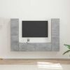 vidaXL TV Cabinet Set 6 pcs Concrete Grey Engineered Wood