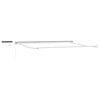 vidaXL Electric Retractable Awning White 4 x 2 m