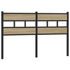 vidaXL Replace Headboard Sonoma Oak 140 cm Iron and Engineered Wood