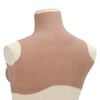 vidaXL Silicone Breastplate Tan D Cup