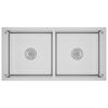 vidaXL Handmade Kitchen Sink Stainless Steel