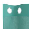 vidaXL Voile Curtains with Grommets 2 pcs Turquoise