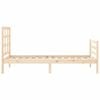 vidaXL Bed Frame without Mattress Small Single Solid Wood