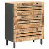 vidaXL Storage Cabinets 60 x 33 x 75 cm Solid Mango Wood Natural