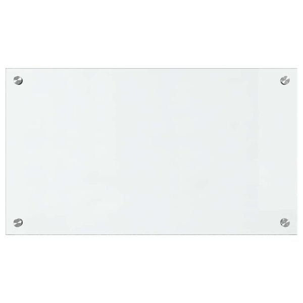 vidaXL Kitchen Backsplash Transparent 70 x 40 cm Tempered Glass