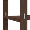 vidaXL 5-Tier Storage Rack Brown 170x38x170 cm Solid Wood Pine